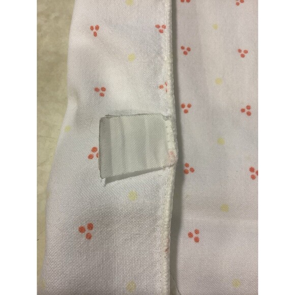 Vtg Riegel Mother Baby Duck Blocks Hearts Blanket White Blue Yellow Pink 27x34 - Picture 5 of 13